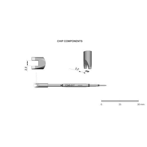 JBC Tools C245-017 - C245 Series Cartridge - SMD - 2.2 mm