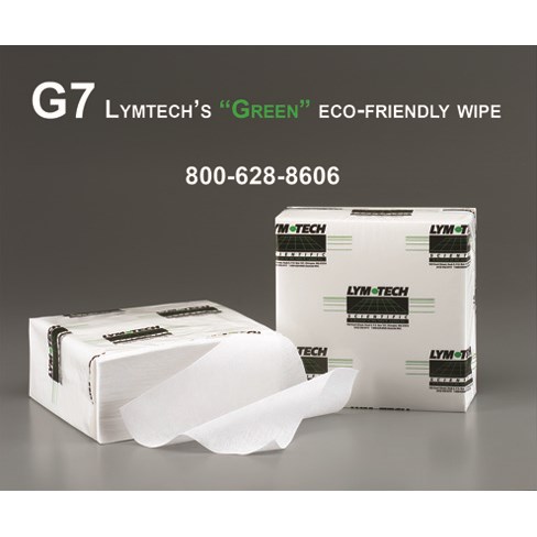 FG Clean Wipes (Formerly Essentra Porous Technologies) 7-G7-99L-00 - G7 100% Cotton Nonwoven CR Wipe - 9" x 9" - 250 Wipes/Bags - 12 Bags/Case