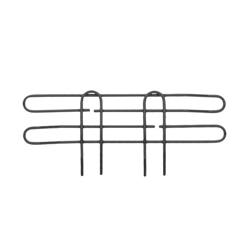 InterMetro Industries L14N-4BL Super Erecta 4" High Stackable Ledge for Wire Shelving - Black - 14"