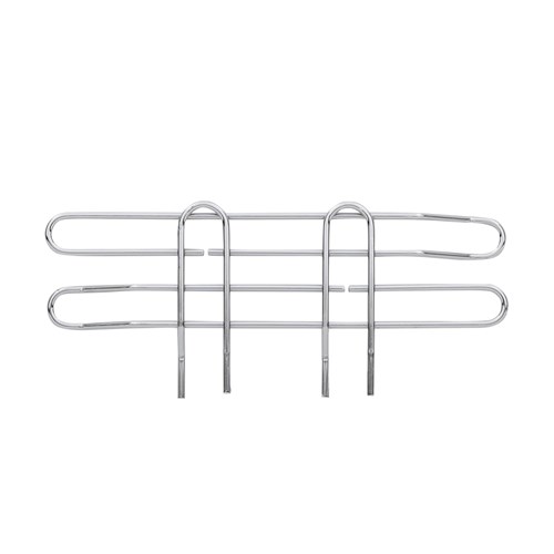 InterMetro Industries L14N-4C Super Erecta 4" High Stackable Ledge for Wire Shelving - Chrome - 14"