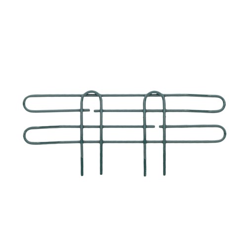 InterMetro Industries L14N-4K3 Super Erecta 4" High Stackable Ledge for Wire Shelving - Metroseal Green Epoxy - 14"