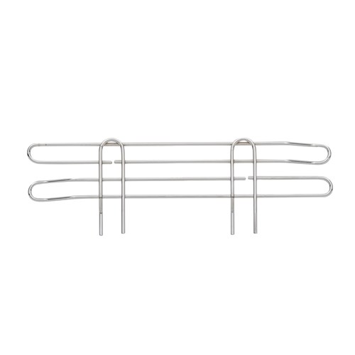 InterMetro Industries L18N-4C Super Erecta 4" High Stackable Ledge for Wire Shelving - Chrome - 18"