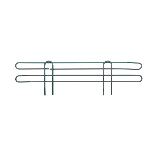 InterMetro Industries L21N-4K3 Super Erecta 4" High Stackable Ledge for Wire Shelving - Metroseal Green Epoxy - 21"