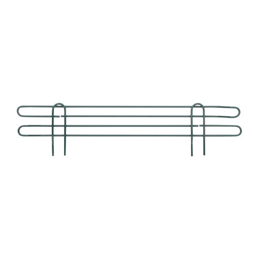 InterMetro Industries L24N-4K3 Super Erecta 4" High Stackable Ledge for Wire Shelving - Metroseal Green Epoxy - 24"