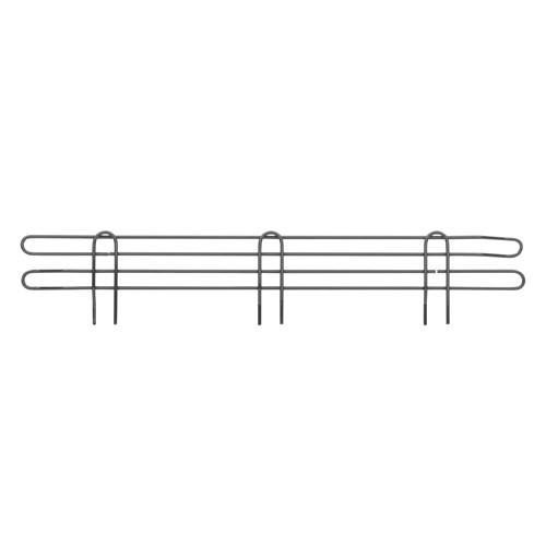 InterMetro Industries L30N-4-DSG Super Erecta 4" High Stackable Ledge for Wire Shelving - Smoked Glass - 30"