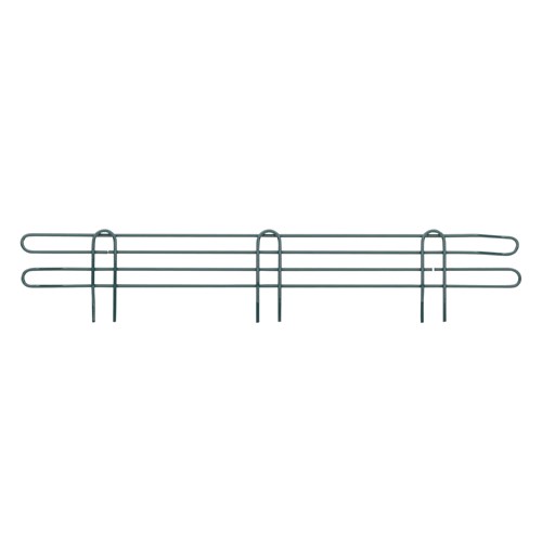 InterMetro Industries L30N-4K3 Super Erecta 4" High Stackable Ledge for Wire Shelving - Metroseal Green Epoxy - 30"