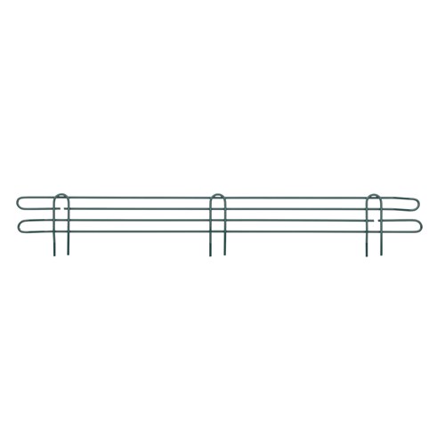 InterMetro Industries L36N-4K3 Super Erecta 4" High Stackable Ledge for Wire Shelving - Metroseal Green Epoxy - 36"