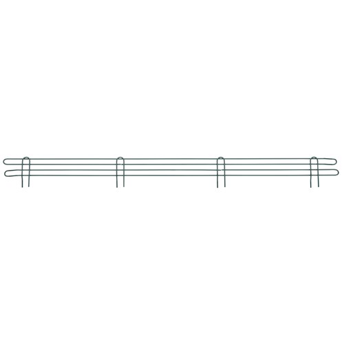 InterMetro Industries L60N-4K3 Super Erecta 4" High Stackable Ledge for Wire Shelving - Metroseal Green Epoxy - 60"