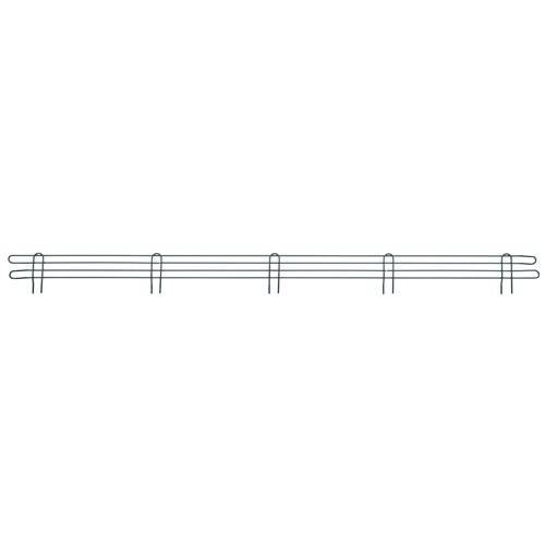 InterMetro Industries L72N-4K3 Super Erecta 4" High Stackable Ledge for Wire Shelving - Metroseal Green Epoxy - 72"