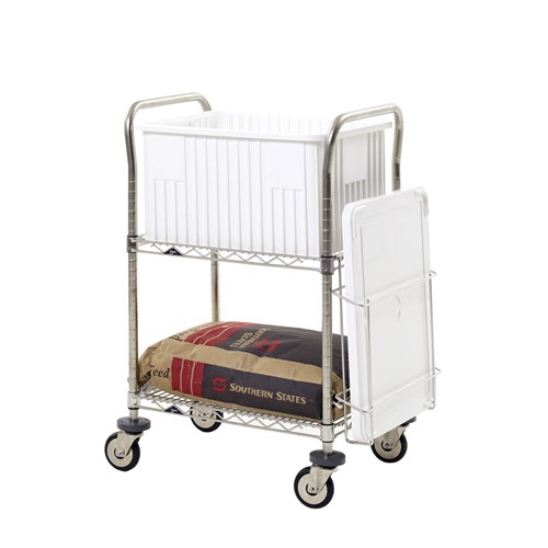 InterMetro Industries LAR1 Light-Duty Wire Shelving Feed Cart