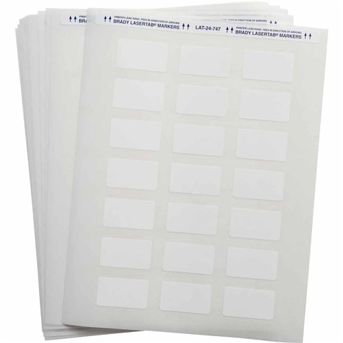 Brady LAT-24-747-1 Lasertab 1.75 x 1.0 Polyester - 1k /pk