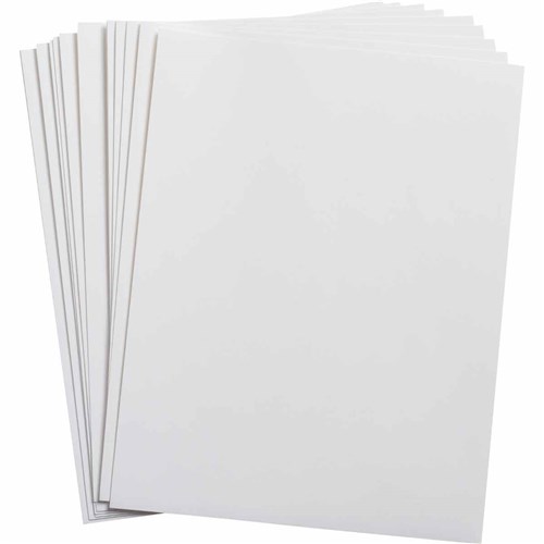 Brady LAT-28-747-25-SH 8.5" x 11" Matte White Polyester Label - 1lbl/Sheet - 25 Sheets/PK