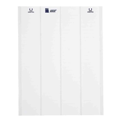 Brady LAT-3-747-10 Lasertab .65 x .25 Polyester - 10k/pk