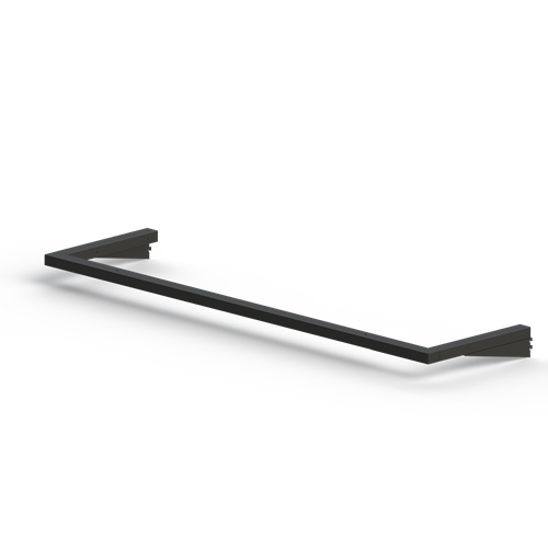 Gibo/Kodama LB72 - Black Powdercoated Steel Overhead Light for 72" Workstation