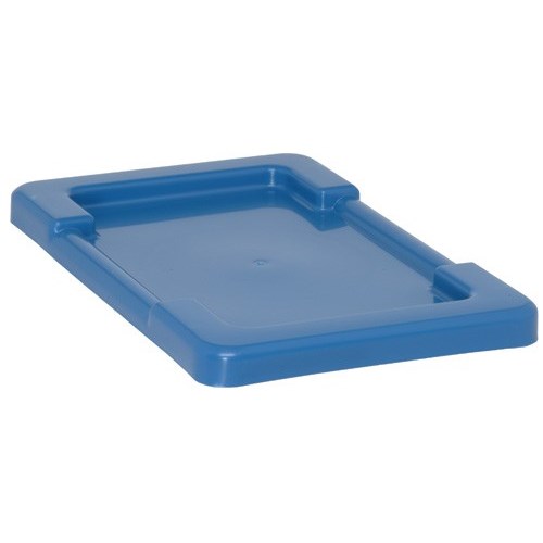 Quantum LID1711-BL Lid for Cross-Stack Tote Blue - 6/Pkg