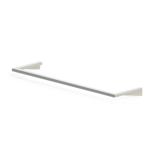 Gibo/Kodama LW48 - White Powdercoated Steel Overhead Light for 48" Workstation