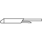 Metcal STDC-102 - Desolder Tip - 700 Series - ID=0.025" (.64 mm) OD=0.055"