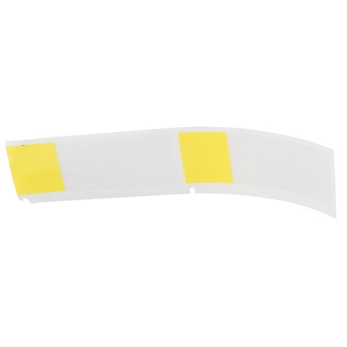 Brady M4-51-427-YL Self-Laminating Vinyl Wrap Around Labels - 2.5"H x 1" W - BK/YL/CL - RL/180