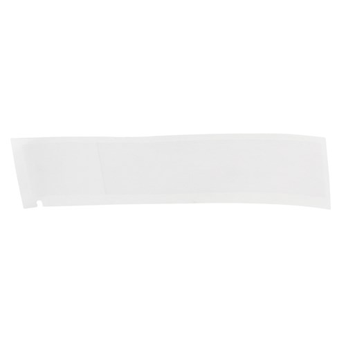 Brady M4-53-427 Self-Laminating Vinyl Wrap Around Labels - 4"H x 1" W - Black on White - Clear - RL/70