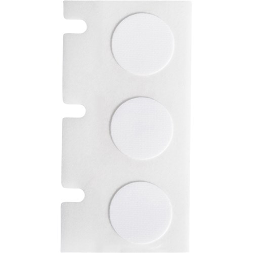 Brady M4-83-499 Aggressive Adhesive Multi-Purpose Nylon Labels - 0.5" Dia - Black on White - RL/240