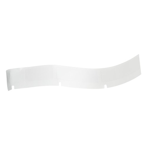 Brady M4-89-427 Self-Laminating Vinyl Wrap Around Labels - 1.5"H x 0.5" W - BK/WT/CL - RL/180