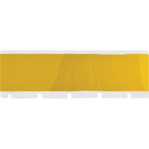 Brady M4C-750-584-YL Retro Reflective All-Weather Labels - 0.75" W x 20' - Black on Yellow