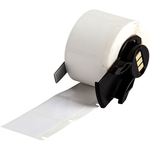 Brady M6-97-481 StainerBondz™ Polyester Lab Labels - 0.9" H x 0.9" W - White - 250/RL M Series