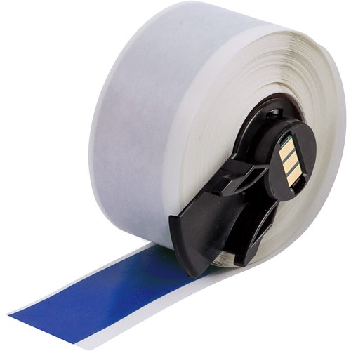 Brady M6C-1000-595-BL All Weather Permanent Adhesive Vinyl Label Tape for M6 M7 Printers - 1" x 50' - Blue