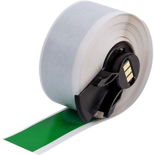 Brady M6C-1000-595-GN All Weather Permanent Adhesive Vinyl Label Tape for M6 M7 Printers - 1" x 50' - Green