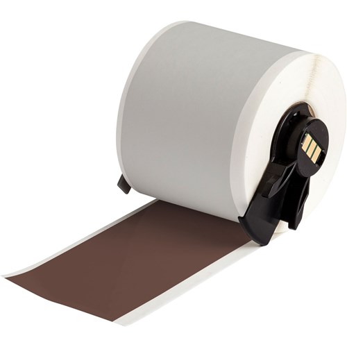 Brady M6C-2000-595-BR All Weather Permanent Adhesive Vinyl Label Tape  - 2" - Brown