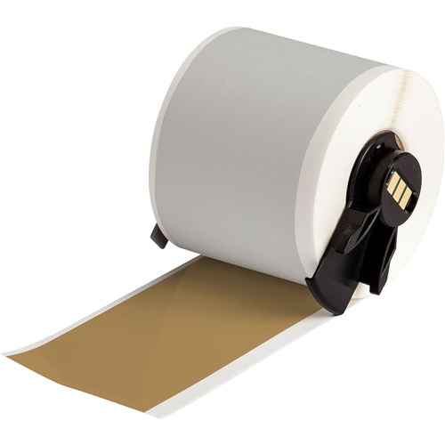 Brady M6C-2000-595-GD All Weather Permanent Adhesive Vinyl Label Tape  - 2" - Gold