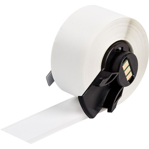 Brady M6C-500-595-WT All Weather Permanent Adhesive Vinyl Label Tape  - 0.5" White