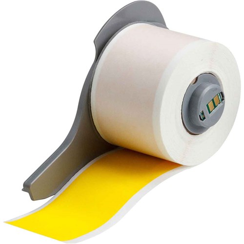 Brady M7C-1500-472-YL Flame Retardant Polyimide Wire and Cable Labels - 1.5" W x 50 ' L - Yellow