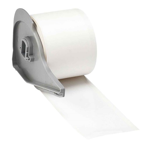 Brady M7C-1900-422 Polyester Labels - 2" W x 50 ' L - White