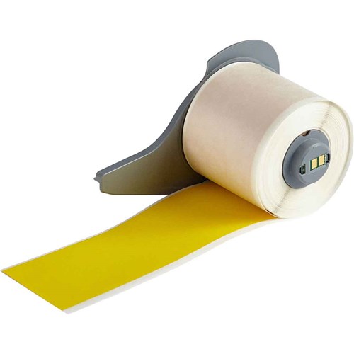 Brady M7C-2000-472-YL Flame Retardant Polyimide Wire and Cable Labels - 2" W x 50 ' L - Yellow