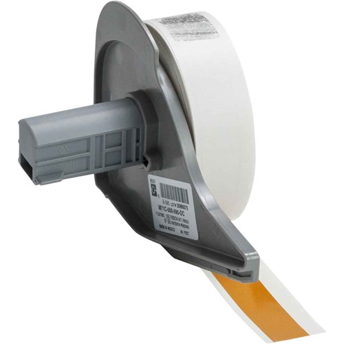 Brady M7C-500-595-OC All Weather Permanent Adhesive Vinyl Label Tape for M7 Printers - 0.5" x 50' - Ochre