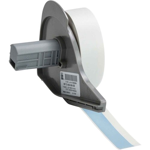 Brady M7C-500-595-SB All Weather Permanent Adhesive Vinyl Label Tape for M7 Printers - 0.5" x 50' - Sky Blue