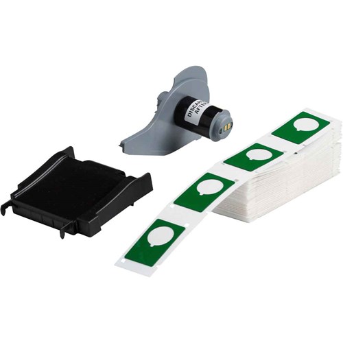 Brady M7-168-593-GN Raised Panel Push Button Labels - 1.9" H x 1.2" W - Green - 100/BX