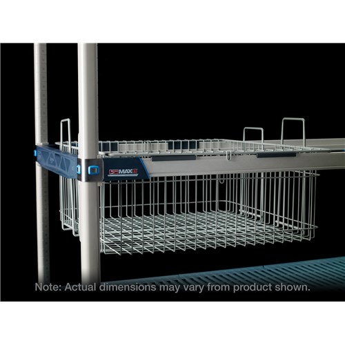 InterMetro Industries MB2416XE Wire Basket for MetroMax Industrial Plastic Shelving - 24" x 16"