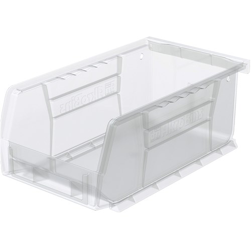 InterMetro Industries MB30220CLSH Stacking/Hanging Supply Bin - Clear - 7.3" x 4.12" x 3"