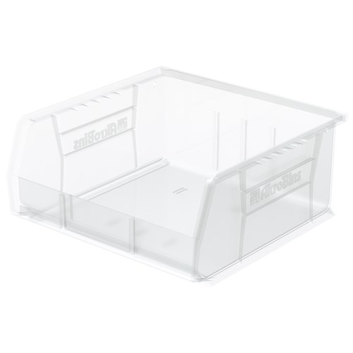 InterMetro Industries MB30235CLSH Stacking/Hanging Supply Bin - Clear - 10.8" x 11" x 5"