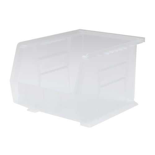 InterMetro Industries MB30239CLSH Stacking/Hanging Supply Bin - Clear - 10.8" x 8.25" x 7"