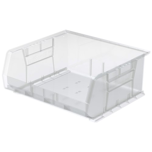 InterMetro Industries MB30250CLSH Stacking/Hanging Supply Bin - Clear - 14.75" x 16.5" x 7"