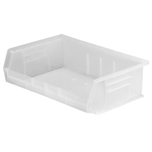 InterMetro Industries MB30255CLSH Stacking/Hanging Supply Bin - Clear - 10.8" x 16.5" x 5"