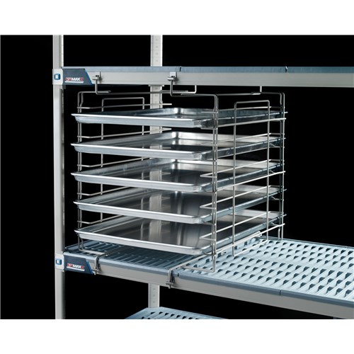 InterMetro Industries MQ24SE Adjustable Slide System for MetroMax Q Industrial Plastic Shelving