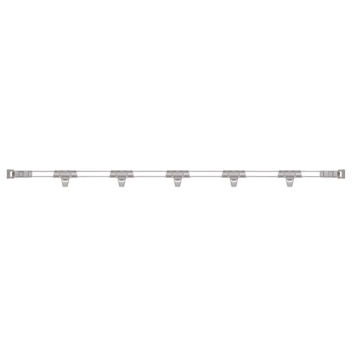 InterMetro Industries MQL72-2S Stackable Shelf Ledge (Back) for MetroMax Q Industrial Plastic Shelving - 72" L x 2" H