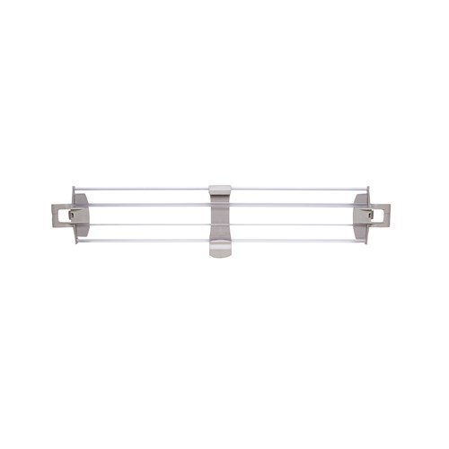 InterMetro Industries MXL24-4P Solid Clear Stackable Shelf Ledge (Back) for MetroMax i Industrial Plastic Shelving - 24" L x 4" H