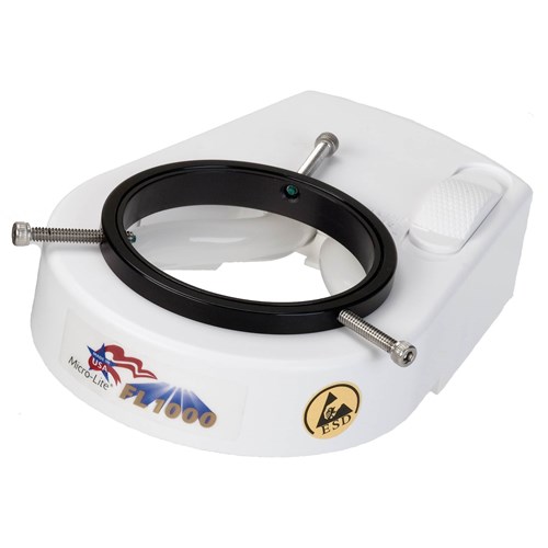 O.C. White FL1000 - Micro-Lite® FL1000 High/Low Fluorescent Ring Illuminator w/Deluxe White Bulb (FL150)