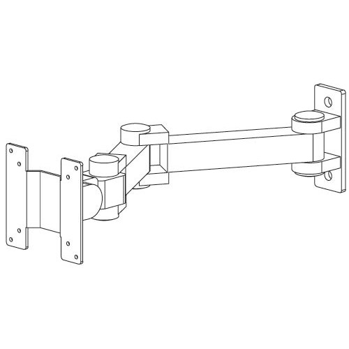 Production Basics 8632 - Flat Screen Monitor Arm for Workbench - 17" Extension