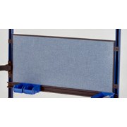 Production Basics 8733-B - Tack Board for Workbench - 60" W x 20" H - Blue